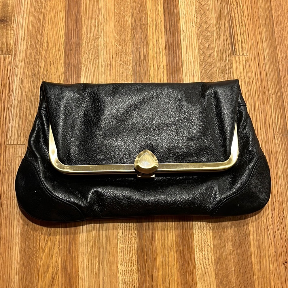 Kate Landry foldover clutch bag